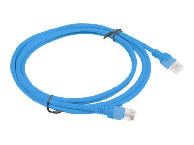 Lanberg Koblingskabel Rj-45 Hann Til Rj-45 Hann 2 M Utp Cat 5E Flertrådet Ral 5012 Blå