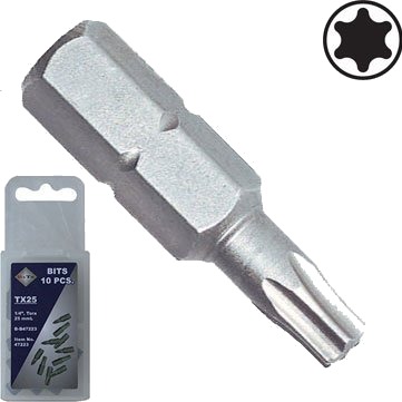 BATO 1/4" Bits Torx 30 x 25mm. 10 stk. pk.