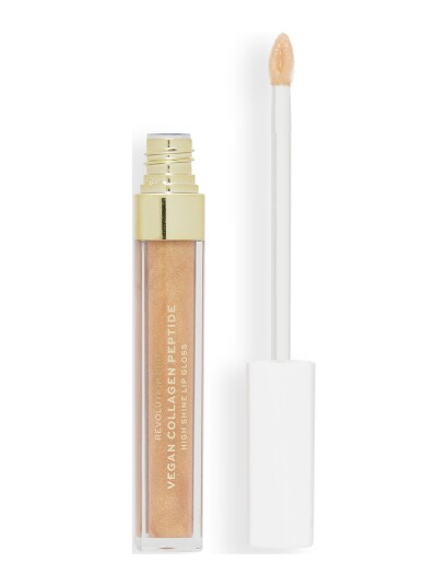 Revolution Beauty London Revolution Pro Vegan Collagen Peptide High Shine Lip Gloss Chic - Nude - 4 ML