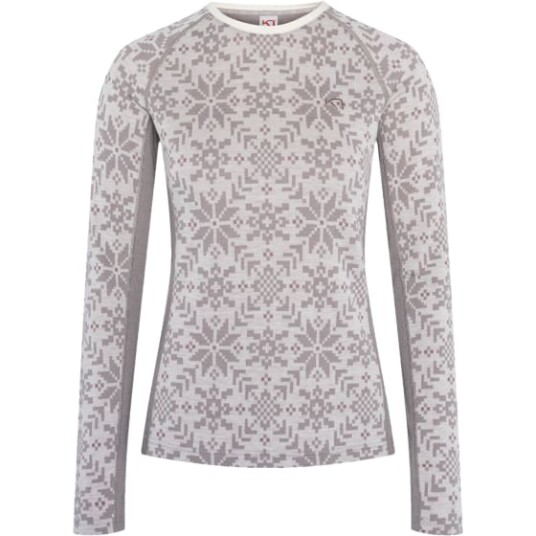 Kari Traa Edith Long Sleeve Dame Light Grey XL Kari Traa Edith Long Sleeve Dame Light Grey XL