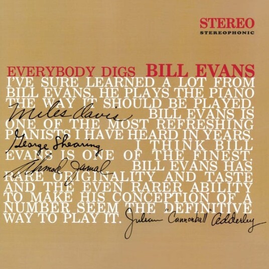 Bill Evans  Everybody Digs Bill Evans  LP/Vinyl