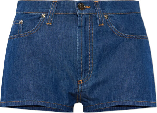 Versace Dame Shorts Blå W26,