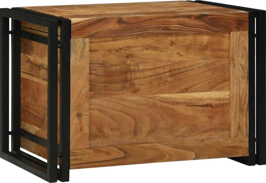 Oppbevaringsboks 60 x 40 x 41 cm Solid Akasietre