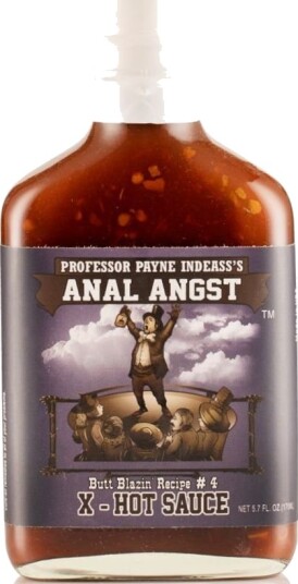 Professor Payne Indeass"s Anal Angst Sterk Habanerosaus 170 ml Professor Payne Indeass"s Anal Angst Sterk Habanerosaus 170 ml