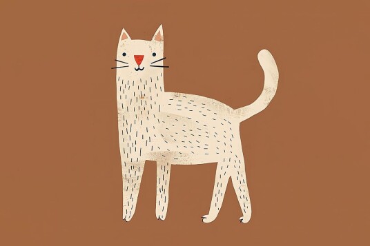 Namly Design Poster Whimsical Cat Illustration POSTERGG7PAD Namly Design Poster Whimsical Cat Illustration POSTERGG7PAD