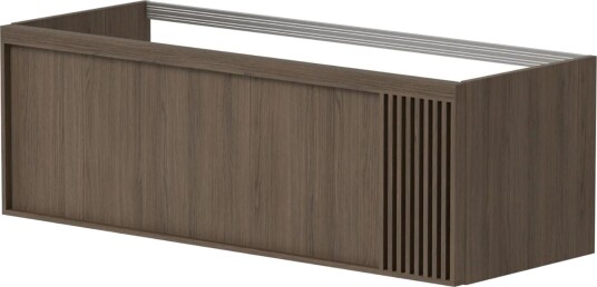 Korsbakken Sole Servantskap Rillet Mørk grå eik / 120cm