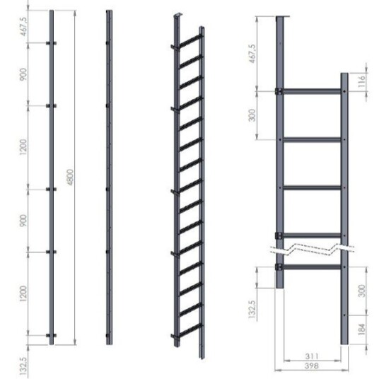 Modum Brannstige 4.8m Modum Brannstige 4.8m