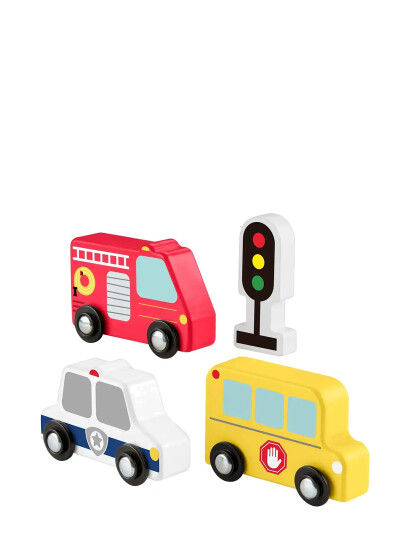Fisher-Price Wooden Vehicle Pack - Multi/patterned - ONE SIZE Fisher-Price Wooden Vehicle Pack - Multi/patterned - ONE SIZE
