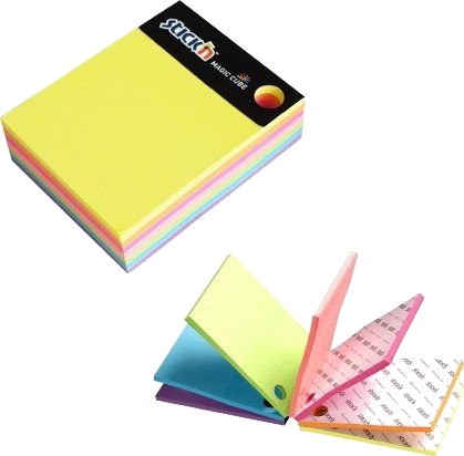 Magic Notescube 101X76 Mm Med 280 Blade Neon