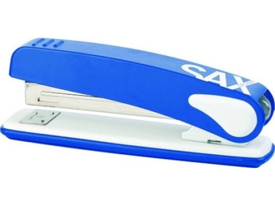 Sax Stiftemaskin Saxdesign 249 Papirboksstiftemaskin Stifter Opptil 25 Ark Blå