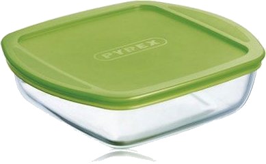 Pyrex Pyrg4cca21h Boks Firkant Grønn Gjennomsiktig Glass 1 Stykker Pyrex Pyrg4cca21h Boks Firkant Grønn Gjennomsiktig Glass 1 Stykker