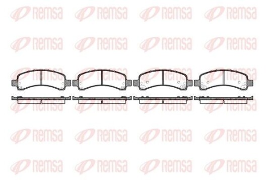 Bremseklosser REMSA 0989.10 Bremseklosser REMSA 0989.10