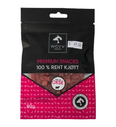 WOVV Okse Hundegodbiter 80 g - Belønningssnacks for hund WOVV Okse Hundegodbiter 80 g - Belønningssnacks for hund