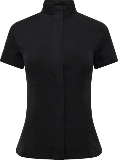 Weekday Fitted Cotton Top Black 34