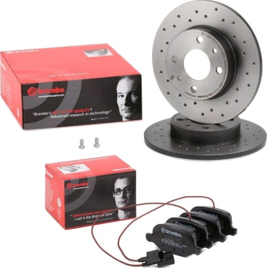 Bremseskiver og -klosser BREMBO BRB3405N0437
