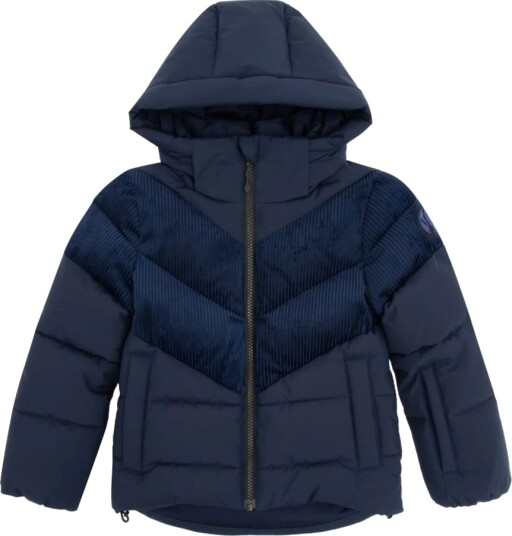 WoolLand Voss Ski Jakke Barn Blue Ink 122 128