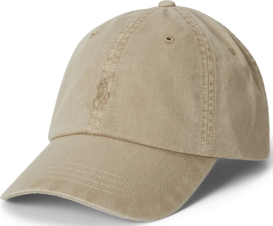 Polo Ralph Lauren Garment-Dyed Twill Ball Cap - Beige - ONE SIZE