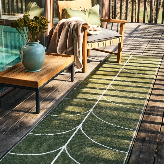 Pappelina Vevd Teppe Leif Pine 70x360 cm Pappelina Vevd Teppe Leif Pine 70x360 cm