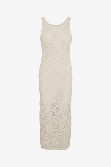Vero Moda Maxikjole vmRiviera SL 7 8 Dress Beige