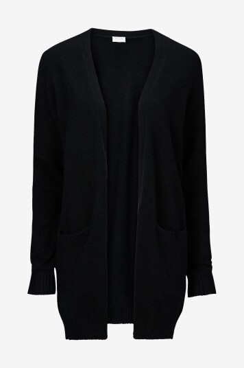 Vila - Cardigan viRil L/S Open Knit - Svart