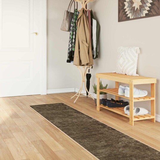  Teppe Runner MARSA Skoggrønn 50 x 300 cm Polyester og PVC