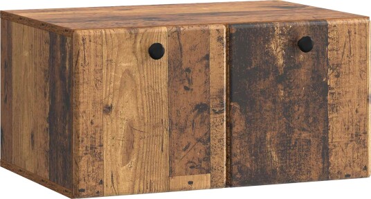  Vegghengt TV skap 59,5 x 41 x 30 cm Gammelt tre Konstruert tre