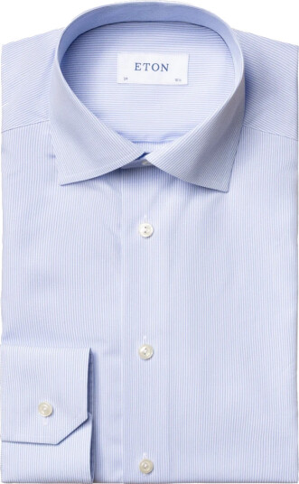 Eton Herre Skjorter Blå 7XL,