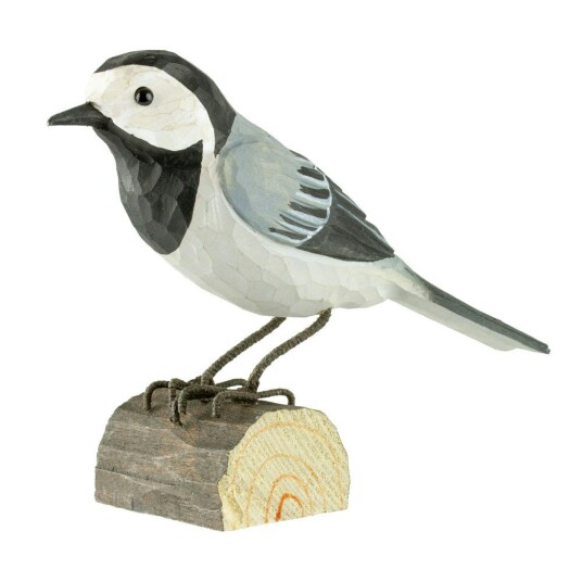 Wildlife Garden DecoBirds Håndskåret Fugl Linerle