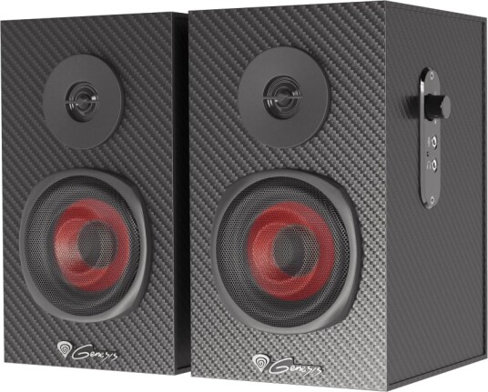 Genesis Helium 200 20W Toveis PC-høyttalere Svart/Rød Genesis Helium 200 20W Toveis PC-høyttalere Svart/Rød