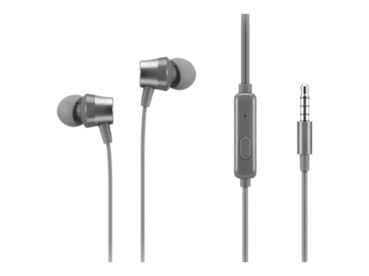 Lenovo 110 - Ørepropper Med Mikrofon - I Øret - Kablet - 3,5 Mm Jakk - Grå - For Thinkcentre M70t Gen 3  M90s Gen 3  Thinkcentre Neo 70  Thinkpad E14 Gen 3  L15 Gen 3