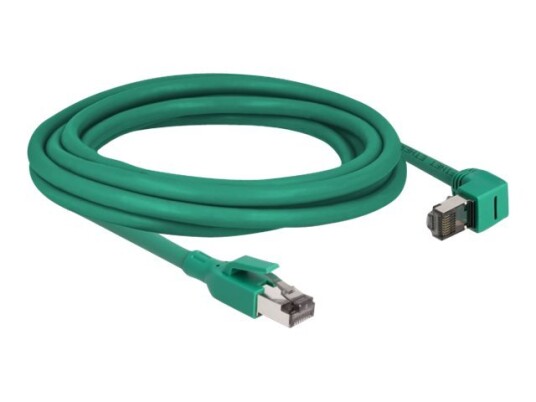 Delock Profinet Koblingskabel Rj-45 Hann Til Rj-45 Hann Vinklet 3 M 7 Mm Sf/Utp Cat 6 Grønn Delock Profinet Koblingskabel Rj-45 Hann Til Rj-45 Hann Vinklet 3 M 7 Mm Sf/Utp Cat 6 Grønn