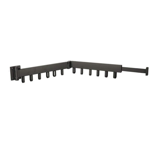 Ika Teleskopisk uttrekkbar vegghenger 84cm svart