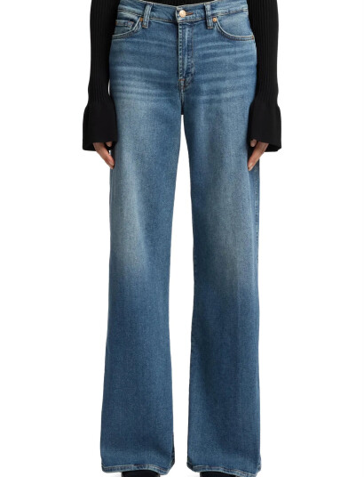 7 For All Mankind Lotta Sea Level Blue 25 x 34