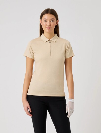 Daily Sports Peoria Ss Polo Shirt   Beige   XS