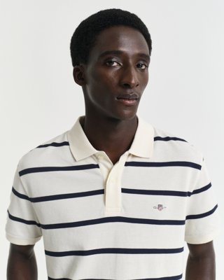 Gant Stripete poloskjorte CREAM XL