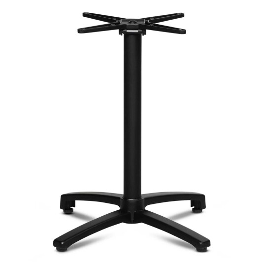 Merx-team Barcelona bordstativ Svart 68 x 68 cm Svart