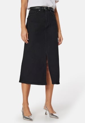 SELECTED FEMME Slfkrista-gerda High Waist maxi skirt Black Denim 40