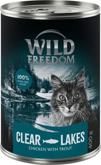 Wild Freedom våtfôr Adult Clear Lakes Ørret & kylling 6 x 400 g