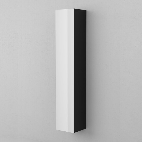 INR Iconic Nordic Rooms Twin 30 Høyskap Slim 5 Hyller B300xh1600xd290mm Black oak / 30cm Venstre Hengslet INR Iconic Nordic Rooms Twin 30 Høyskap Slim 5 Hyller B300xh1600xd290mm Black oak / 30cm Venstre Hengslet