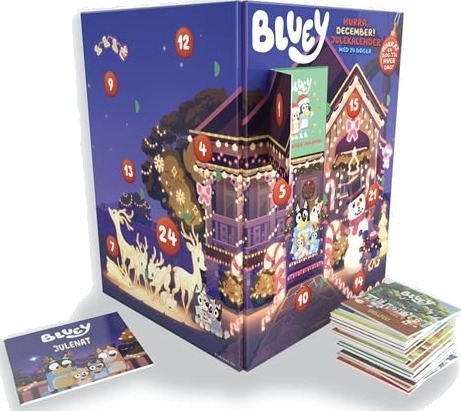 Bluey – Hurra, December! Julekalender Med 24 Bøger | Ludo Studio Pty Ltd