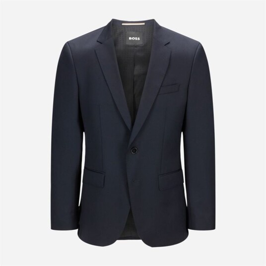 BOSS Huge Suit Jacket - Dark Blue BOSS Huge Suit Jacket - Dark Blue