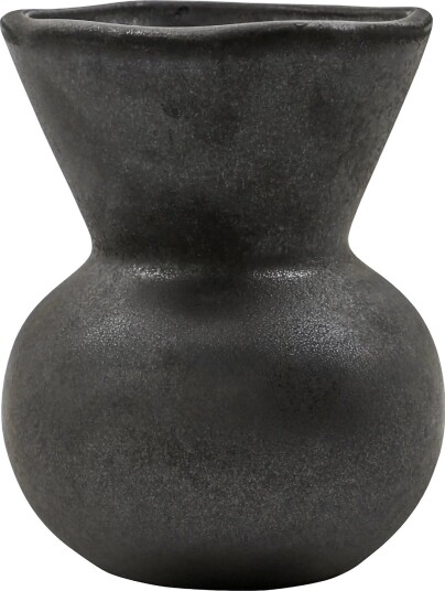 house doctor Vase Hdcorp Black   BLACK   H:14 cm.XL:10 cm