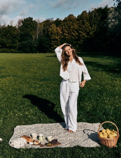 FREE/QUENT Fqlava Pants White XS