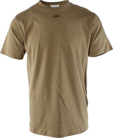 Off White Herre Topper Brun S,