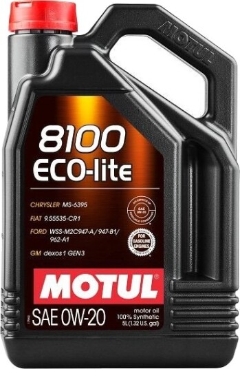 Motorolje MOTUL 8100 ECO-LITE 0W20 5L Motorolje MOTUL 8100 ECO-LITE 0W20 5L