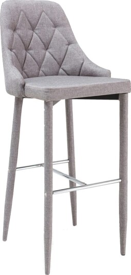 Otrix Barstol - Grå/Sølv