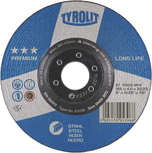 Skrubbskive Premium 27E Ø230Ã4 A30S-BFX