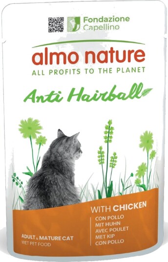 Almo Nature Functional Anti Hairball Kylling 6 X 70 G