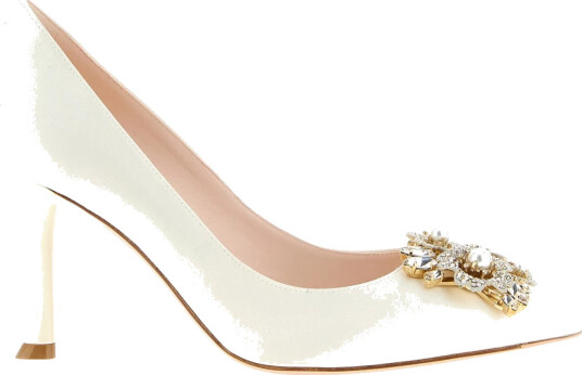 Roger Vivier Dame Sko Hvit 40 EU,