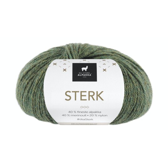 DSA , Sterk garn 889 Oliven melert DSA , Sterk garn 889 Oliven melert
